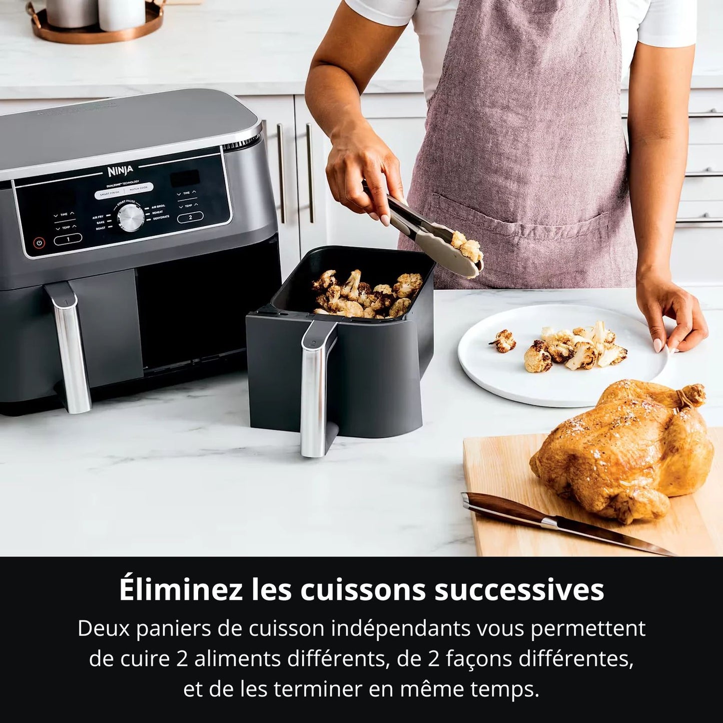 Air fryer panier et technologie DualZone™